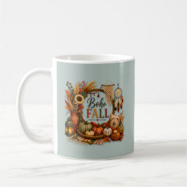 Taza De Café Cozy Boho Fall / Bohemio Acogedor