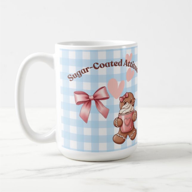 Taza De Café Cozy Christmas Gingerbread Coquette – Swee (Izquierda)