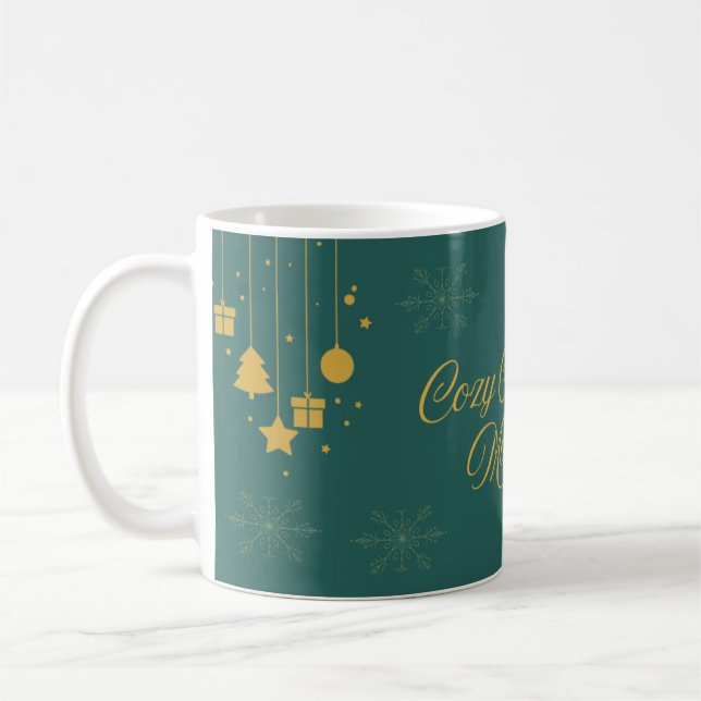 Taza De Café Cozy Christmas Moments Mug – Warm Holiday Coffee C (Izquierda)