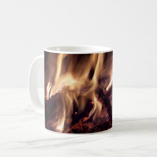 Taza De Café Cozy Fireside Winter Coffee Mug (Anverso izquierdo)