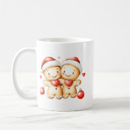 Taza De Café Cozy Gingerbread Man Hug | Festive Holiday Mug