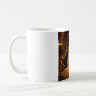 Taza De Café Cozy Nativity Scene — Baby Jesus Christmas Art