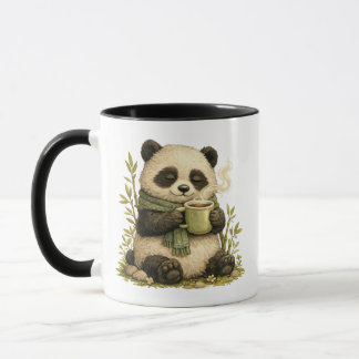 Taza de café Cozy Panda | Caprichosa y linda mader