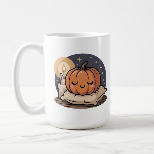 Taza De Café Cozy Pumpkin Dream Mug (Izquierda)