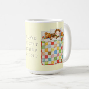 Taza De Café COZY QUILE Tall White Mug + Amarillo