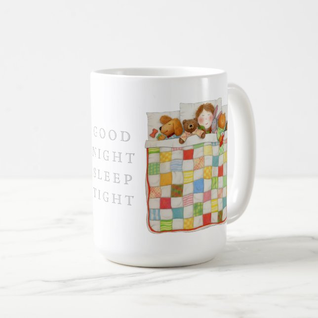 Taza De Café COZY QUILT Tall White Mug (Anverso derecho)