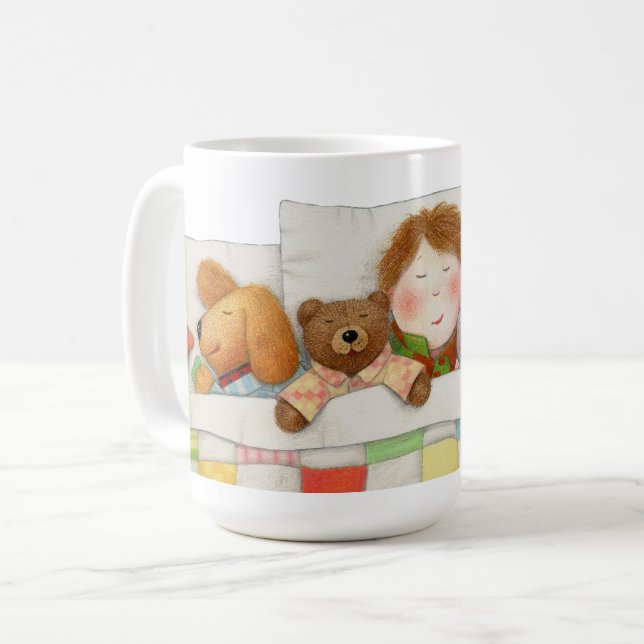 Taza De Café COZY QUILT Tall White Mug (Anverso izquierdo)