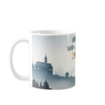 Cozy Winter Village Landscape Christmas Mug