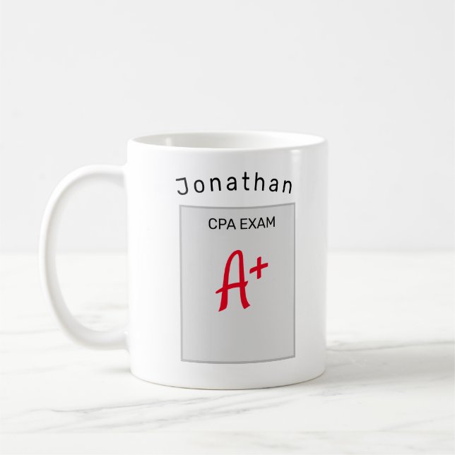 Taza De Café CPA regalo personalizado Coffee Mug (Izquierda)