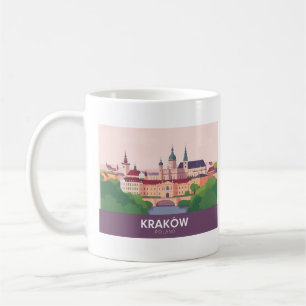 Taza De Café Cracovia Polonia Pastel Viajes – Castillo de Wawel