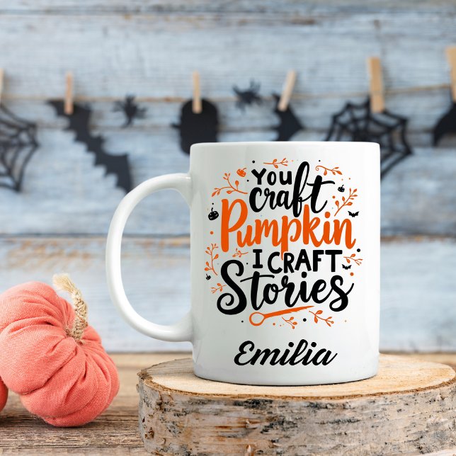 Taza De Café Craft Stories Personalizado Halloween Mug para esc (Subido por el creador)
