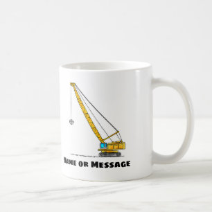 Taza De Café Crane Mug, Mugs de Construcción, Transporte