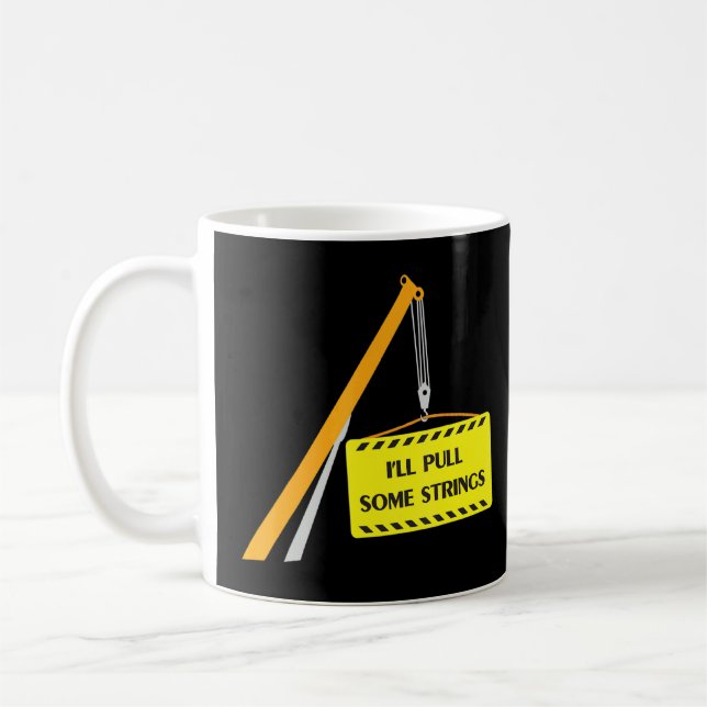 Taza De Café Crane Operator Voy a sacar algunas cadenas (Izquierda)