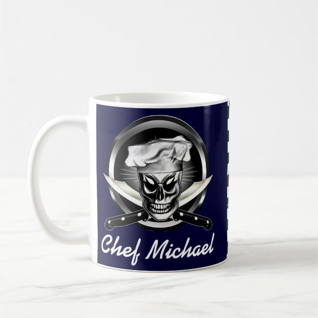 Taza De Café Cráneo 4 del cocinero (Izquierda)