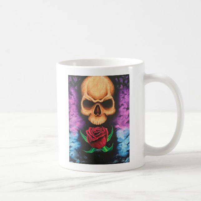 Taza De Café "Cráneo atómico" Mugs Drinkware (Derecha)