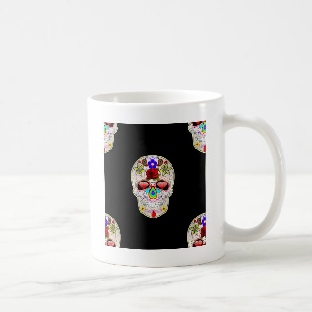 Taza De Café cráneo de azúcar (Derecha)