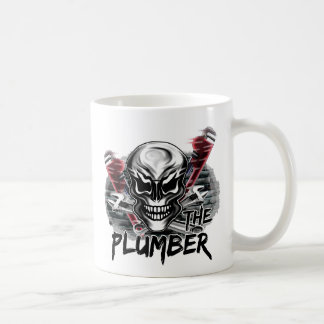 Taza De Café Cráneo del fontanero: El fontanero