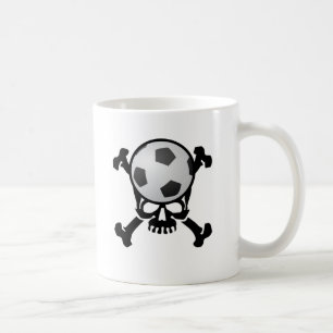 Taza De Café Cráneo del fútbol