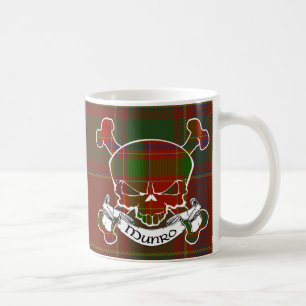 Taza De Café Cráneo del tartán de Munro