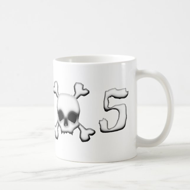 Taza De Café Cráneo MX5 (Derecha)