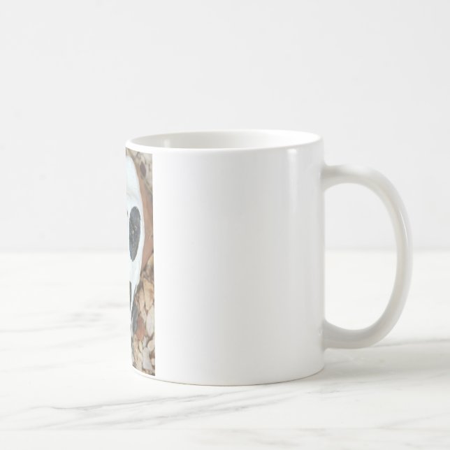Taza De Café cráneo pintado (Derecha)
