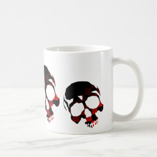 Taza De Café Cráneos rojos