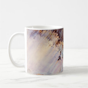 TAZA DE CAFÉ CRATER DE IMPACTO METEORITO EN LA PLATAFORMA ENNED