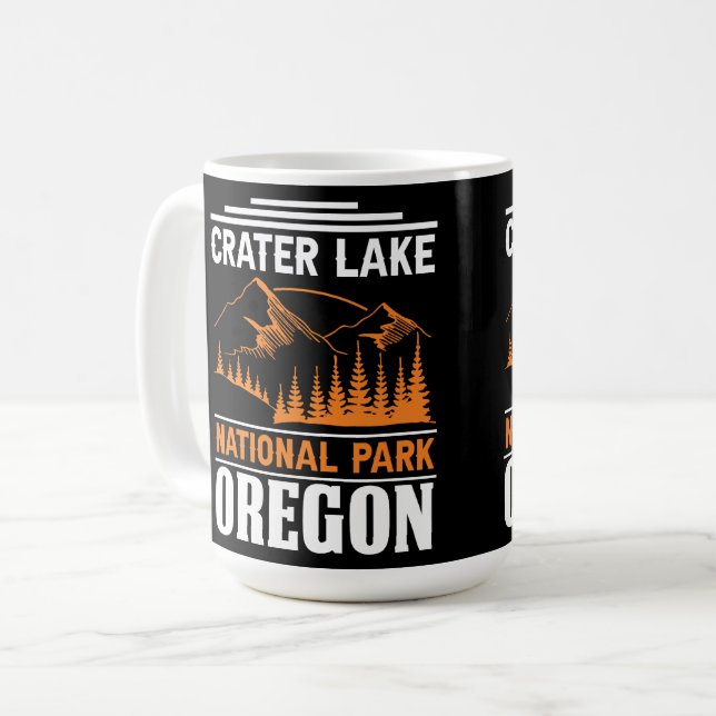 Taza De Café Crater Lake Oregon (Anverso izquierdo)