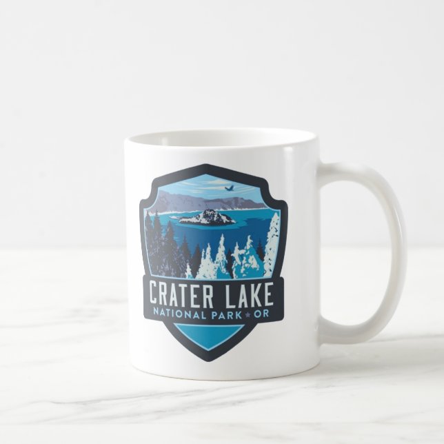 Taza De Café Crater Lake Oregon Mug (Derecha)