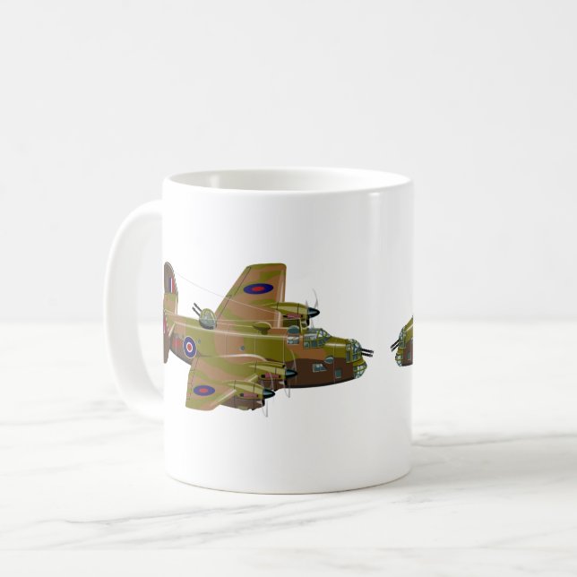 Taza De Café Cratoon retro Bomber (Anverso izquierdo)