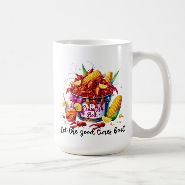 Taza De Café Crawfish Boil Mug (Derecha)