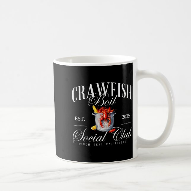 Taza De Café Crawfish Boil Social Club Cajun Seafood Festival S (Derecha)