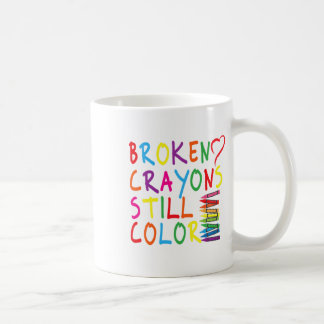 Taza De Café Crayones Todavía Colorean - Regalo de Conciencia d