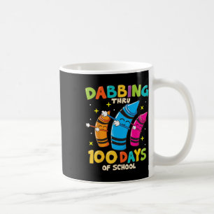 Taza De Café Crayons Niños 100 días regalo de Chicas escolares