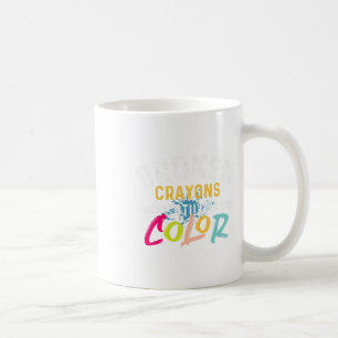 Taza De Café Crayons Still Color: Conciencia sobre la Salud Men