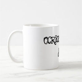 Taza De Café Crazi Cat's Dad cita el café Mug
