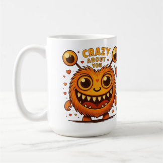 Taza De Café Crazy About You Monster Love Mug