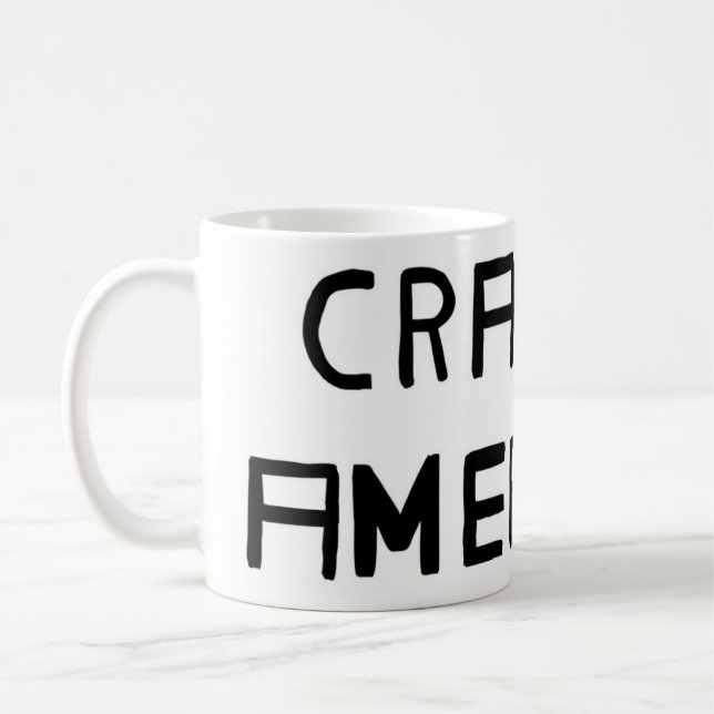 TAZA DE CAFÉ CRAZY AMERICAN MUG (Izquierda)