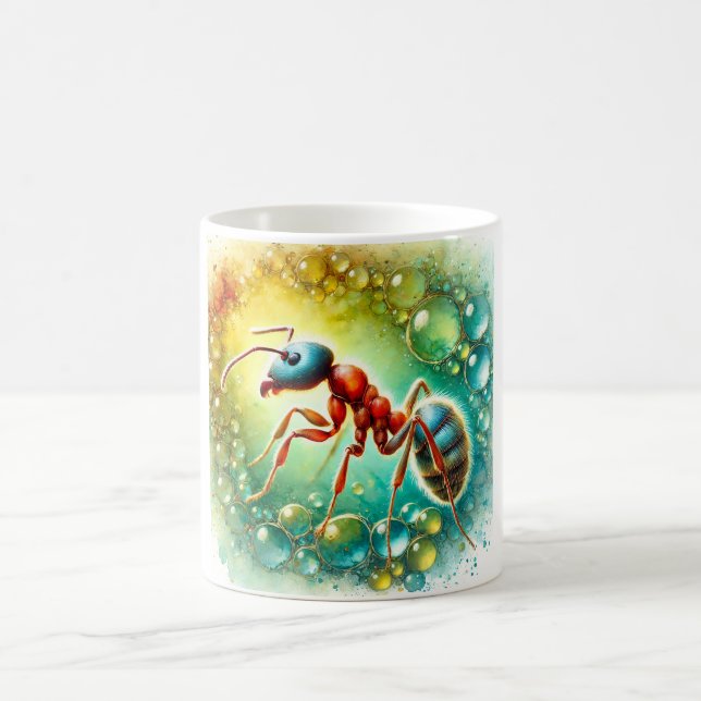 Taza De Café Crazy Ant 180924AREF139 - Watercolor (Centro)
