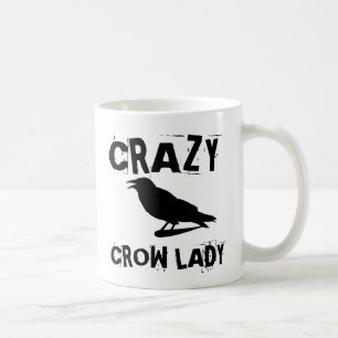 TAZA DE CAFÉ CRAZY CROW LADY COFFEE MUGS