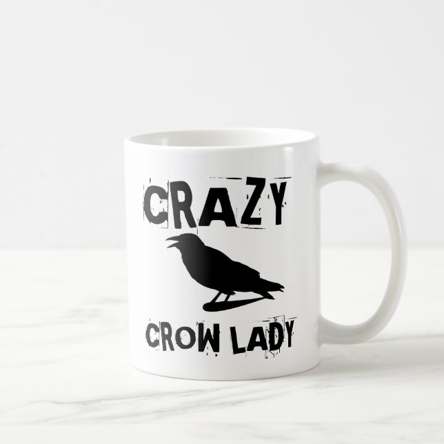 TAZA DE CAFÉ CRAZY CROW LADY COFFEE MUGS (Derecha)