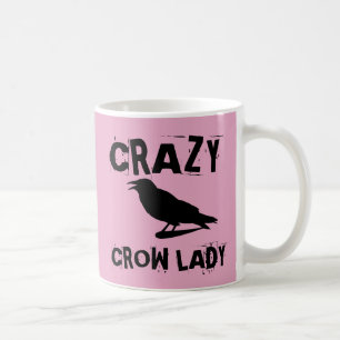 TAZA DE CAFÉ CRAZY CROW LADY COFFEE MUGS
