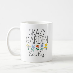 Taza De Café Crazy Garden Lady