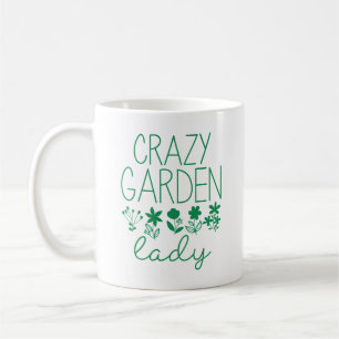 Taza De Café Crazy Garden Lady