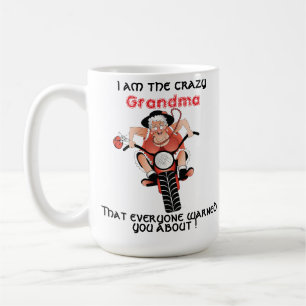 TAZA DE CAFÉ CRAZY GRANDMA