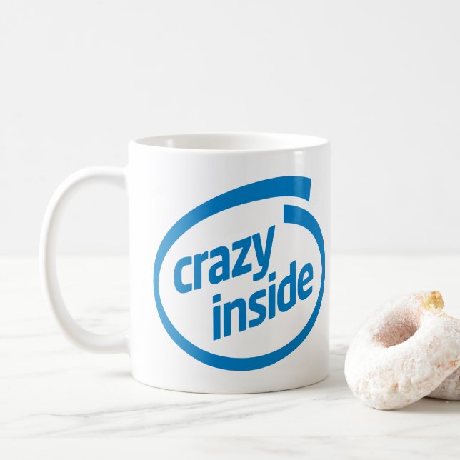 Taza De Café Crazy inside (Con donut)