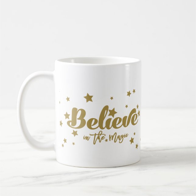 Taza De Café Crea el día de fiesta del navidad (Izquierda)
