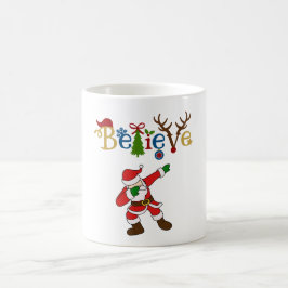 Taza De Café Crea, Santa que pega una actitud
