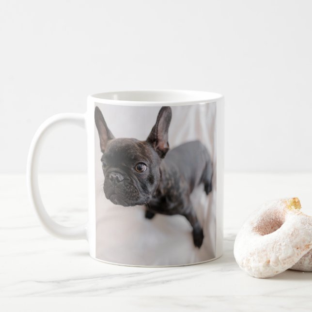 Taza De Café Crea tu propia foto de mascota  (Con donut)