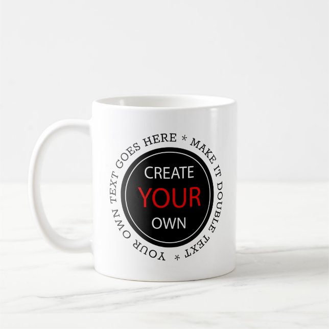 Taza De Café Crea tu propia - Personalizada, de marca / Foto (Izquierda)